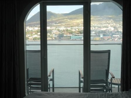 Basseterre  View from our stateroom